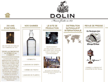Tablet Screenshot of dolin.fr